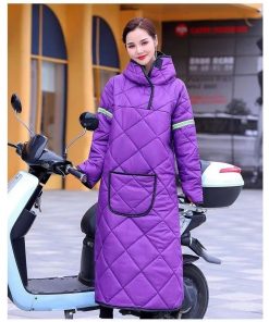 áo khoác nữ mùa đông dáng dài giữ nhiệt cực ấm-thoitrangcenter