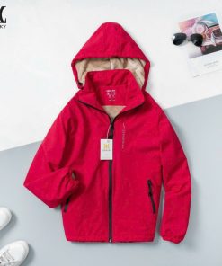 Áo Gió Lót LÔNG CỪU Nam Nữ Phối Chữ In Ngực Chống Nước