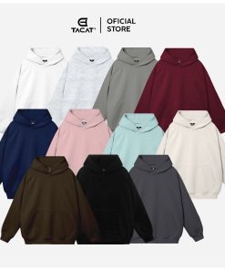 Áo hoodie trơn áo hoodie local brand Tacat áo hoodie nữ áo hoodie nam áo khoác hoodie zip B5-thoitrangcenter