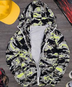 Áo Khoác Dù Họa tiết 2 Lớp Lót Lưới Chống Nắng