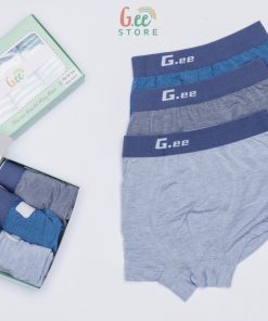 Hộp 3 quần sịp đùi nam vải sợi tre