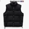 Áo Khoác phao gile nam nữ cổ cao có túi sườn form boxy siêu ấm áp AK01 OVERMAN-thoitrangcenter