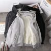 Áo Hoodie Zip Khoá Nam Nữ Chất Liệu Nỉ Dày Lót Lông Cừu Cao Cấp Form Dáng Rộng Unisex Thời Trang Cực Hottrend 2023-thoitrangcenter