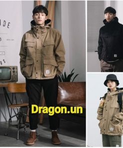 [ DRAGON.UN:Size S - XXL ] -ÁO KHOÁC KAKI NAM TÚI VUÔNG -ÁO KHOÁC NAM - NƯ CHẤT VẢI KAKI 2 LỚP CAO CẤP (hàng có sẵn)-thoitrangcenter