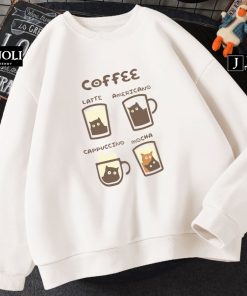 Áo Sweater COFFEE Nam Nữ By JOLI Unisex Chất Nỉ Lót Bông Form Rộng-thoitrangcenter