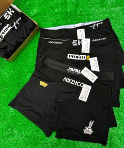 5 Quần Sịp đùi full màu đen nhiều mẫu