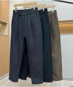 Quần Nhung Tăm Lót Lông Thỏ ống suông UMA - Hàng Quảng Châu Siêu Cấp Loại 1 Form Dáng Thanh Lịch Dễ Phối Đồ SPQ88-thoitrangcenter