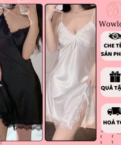 Đầm Đồ Váy Ngủ 2 Dây Xuyên thấu