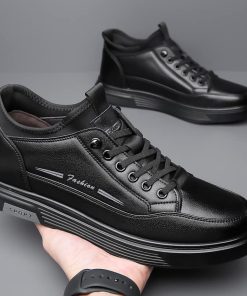 giày da buộc dây nam tăng chiều cao GL743-thoitrangcenter