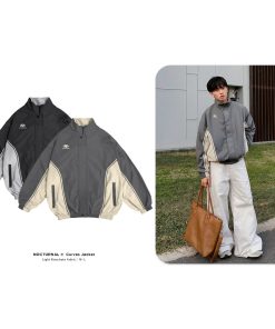 Áo Khoác Dù Gió Nhẹ NOCTURNAL Curves Jacket Form Rộng Oversize Local Brand Nam Nữ Unisex-thoitrangcenter