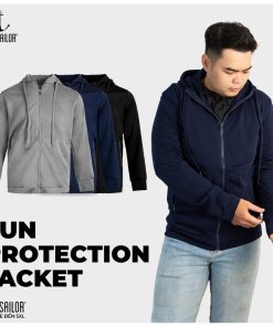 Áo khoác Sun Protection Old Sailor - 26019 - Big size upto 5XL-thoitrangcenter