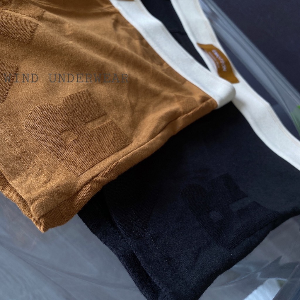 sịp đùi nam thêu nổi chất cotton mềm mịn mát thấm hút tốt WIND EMOTION THÊU-thoitrangcenter