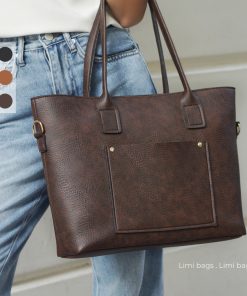 Túi Công Sở Nữ Tote Da Đựng Laptop xách tay Thời Trang cỡ to đi học đi làm đi dạy A4 HELEN Limi bags-thoitrangcenter