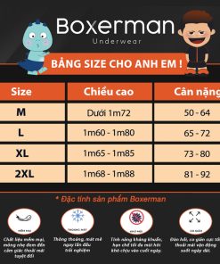 quần lót thun lạnh cao cấp BOXERMAN (mua 10 tặng 2)-thoitrangcenter