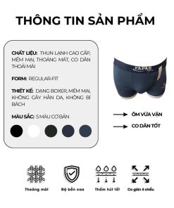 Quần Sịp Đùi Nam Thoáng Khí Thấm Hút Mồ Hôi Tốt-thoitrangcenter