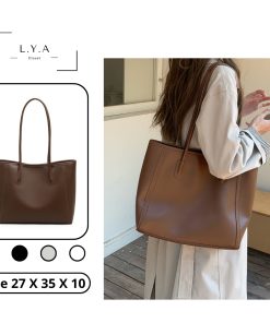 [Hàng Loại 1] Túi Tote Đeo Vai Kẹp Nách Nữ Cỡ Lớn Da Mềm Bền Đẹp Đi Học