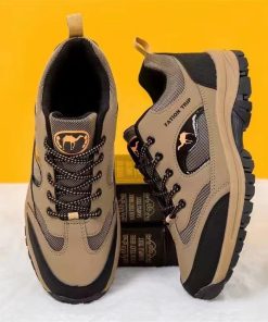 Giày thể thao nam sneaker chất liêu da đế dày thoáng khí