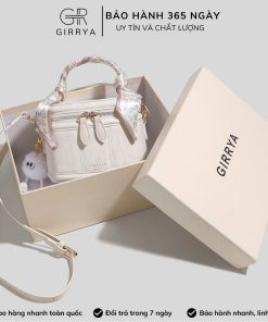 Túi xách nữ cốp cầm tay GIRRYA M33 - Túi xách nữ đeo chéo da PU cao cấp  phù hợp đi chơi đi tiệc đa dạng kiểu đeo-thoitrangcenter