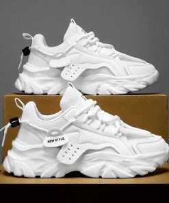 Giày nam sneaker mẫu mới với thiết kế độc đáo hai màu dễ phối đồ