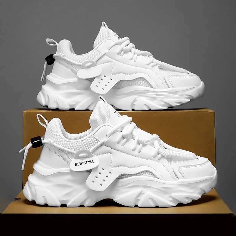 Giày nam sneaker mẫu mới với thiết kế độc đáo hai màu dễ phối đồ