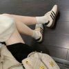 Giày thể thao nữ Anrenm đế bằng siêu nhẹ họa tiết 3 vạch Phong cách trẻ trung ( From nhỏ tăng size)-thoitrangcenter