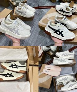 Giày thể thao Asics Court MZ Cream Black Gum Nam Nữ