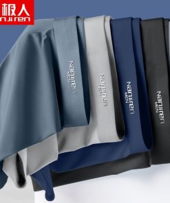 Hộp 4 Quần Sịp Boxer Nam Vải Thun Lạnh Cao Cấp NANJIREN thông hơi thoáng khí(Có che tên sản phẩm)-thoitrangcenter