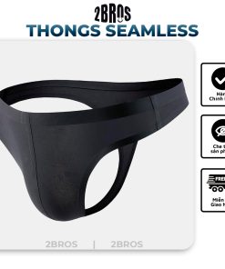 [Che tên] Quần lót lọt khe nam 2BROS® lụa lạnh không đường may Quần sịp nam sexy seamless thoáng khí-thoitrangcenter