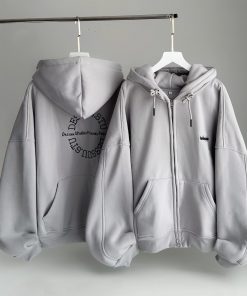 Áo Khoác Hoodie Form Boxy Dessuu Túi Ngược - Áo khoác Nhiều Màu Nam Nữ Tay Phồng-thoitrangcenter