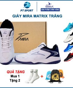 Giày Cầu Lông Mira Matrix | Chất Liệu Da