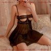 Váy Ngủ 2 Dây Sexy Xuyên Thấu Có Gọng Nâng Ngực