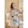 Đầm ngủ Bigsize hoạt hình dễ thương chất thun mịn mát không pha nilon