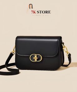 Túi xách Fullbox đeo vai nữ khóa mặt đá dây da túi đeo chéo 3 ngăn 7K STORE TX21-thoitrangcenter