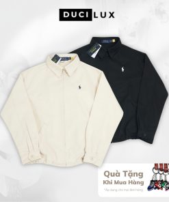 Áo khoác Ralph Lauren Thêu Ngựa Jacket chất Kaki Dày Form Âu-thoitrangcenter
