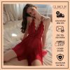 Váy ngủ hai dây lụa satin cao cấp Glamour Đầm mặc nhà gợi cảm quyến rũ (MS18)-thoitrangcenter