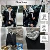 Áo Khoác NỈ Nam Đôn Chề Mũ Xám Thêu Chữ Cao Cấp - Áo Khoác Nam Đôn Chề Thêu Logo Cao Cấp-thoitrangcenter