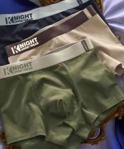 Sét 4 quần sịp nam VUA BOXER boxer quần xì sịp đùi cotton mềm mịn ship nam co dãn thấm hút KNIGHT-thoitrangcenter