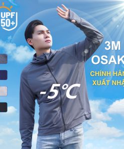 Áo chống nắng nam nữ 3M OSAKA Áo khoác chống nắng 1 và 2 lớp vải Spandex co dãn chống tia UV-thoitrangcenter