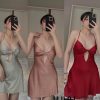 [FREESHIP] Váy ngủ sexy QUẢNG CHÂU- SX 119 -Váy ngủ lua nơ xoắn ngực hottrend sexy QUẢNG CHÂU - hàng có sẵn(video+ ảnh)-thoitrangcenter
