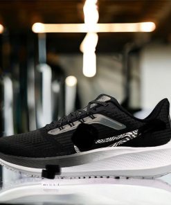 Giày thể thao nam chạy bộ 39 đen trắng siêu êm nhẹ-thoitrangcenter