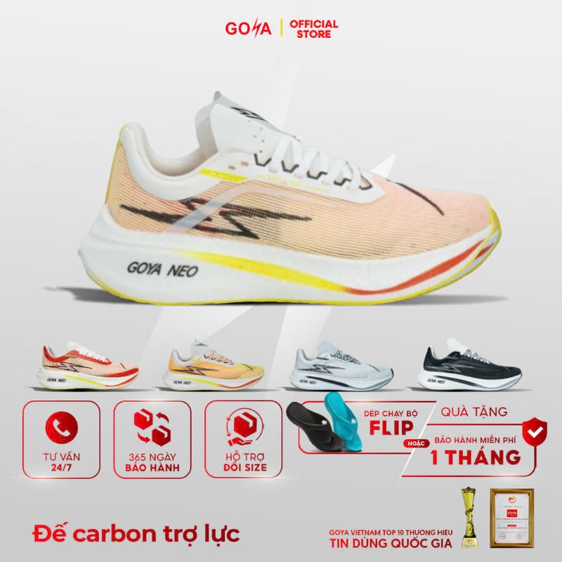 Giày thể thao chạy bộ carbon nam nữ Goya Neo năm 2025 - siêu nhẹ