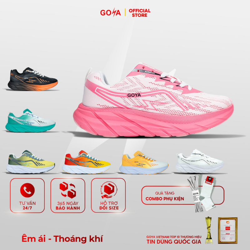 Giày thể thao chạy bộ nam nữ Goya Plus năm 2025 - Tổng hơp những màu đặc biệt-thoitrangcenter