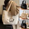 Túi tote túi vải canvas có ngăn phụ túi đeo vai đi học đi chơi thời trang Hàn Quốc đựng vừa khổ A4 laptop-thoitrangcenter