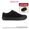 Giày Sneaker Vải Canvas Nam Nữ E18 Black DIncox-thoitrangcenter