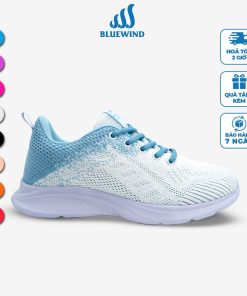 Giày Chạy Bộ Nữ Siêu Nhẹ BLUEWIND Strick A Pose Vải Dệt Kim Cao Cấp Mềm Mại 68811-thoitrangcenter