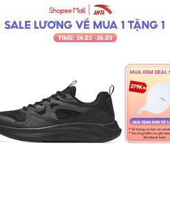 Giày thể thao chạy bộ nam siêu nhẹ LIGHTS Anta Sports 9124D5512 Giày chạy bộ siêu êm