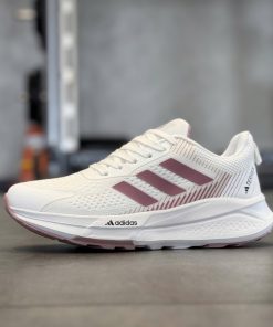 [fullbox] Giầy chạy bộ tập gym nữ trắng phối kem siêu nhẹ-thoitrangcenter