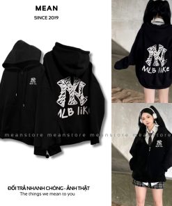 Áo Khoác Hoodie Nam Nữ Meanstore Hoodie Zip Nỉ Lót Lông