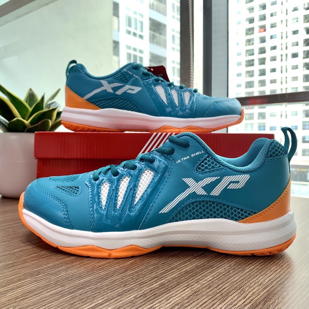 Giày cầu lông XP nam nữ chính hãng tặng tất dệt kim khử mùi - Độ bền cao chơi trên sân bê tông tốt-thoitrangcenter