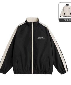 Áo Khoác Nam Hai Mặt REMMY Thời Trang Cao Cấp Vải Dù Tráng Bạc Áo Gió Cao Cấp Giữ Ấm Chống Nước-thoitrangcenter